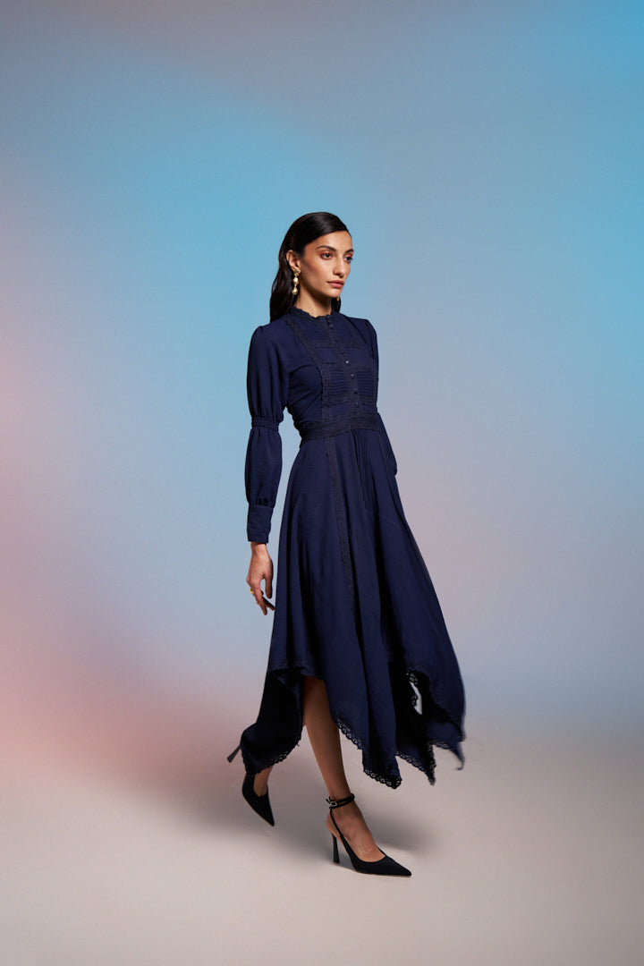 Phoebe Dress With Voluminous Sleeves