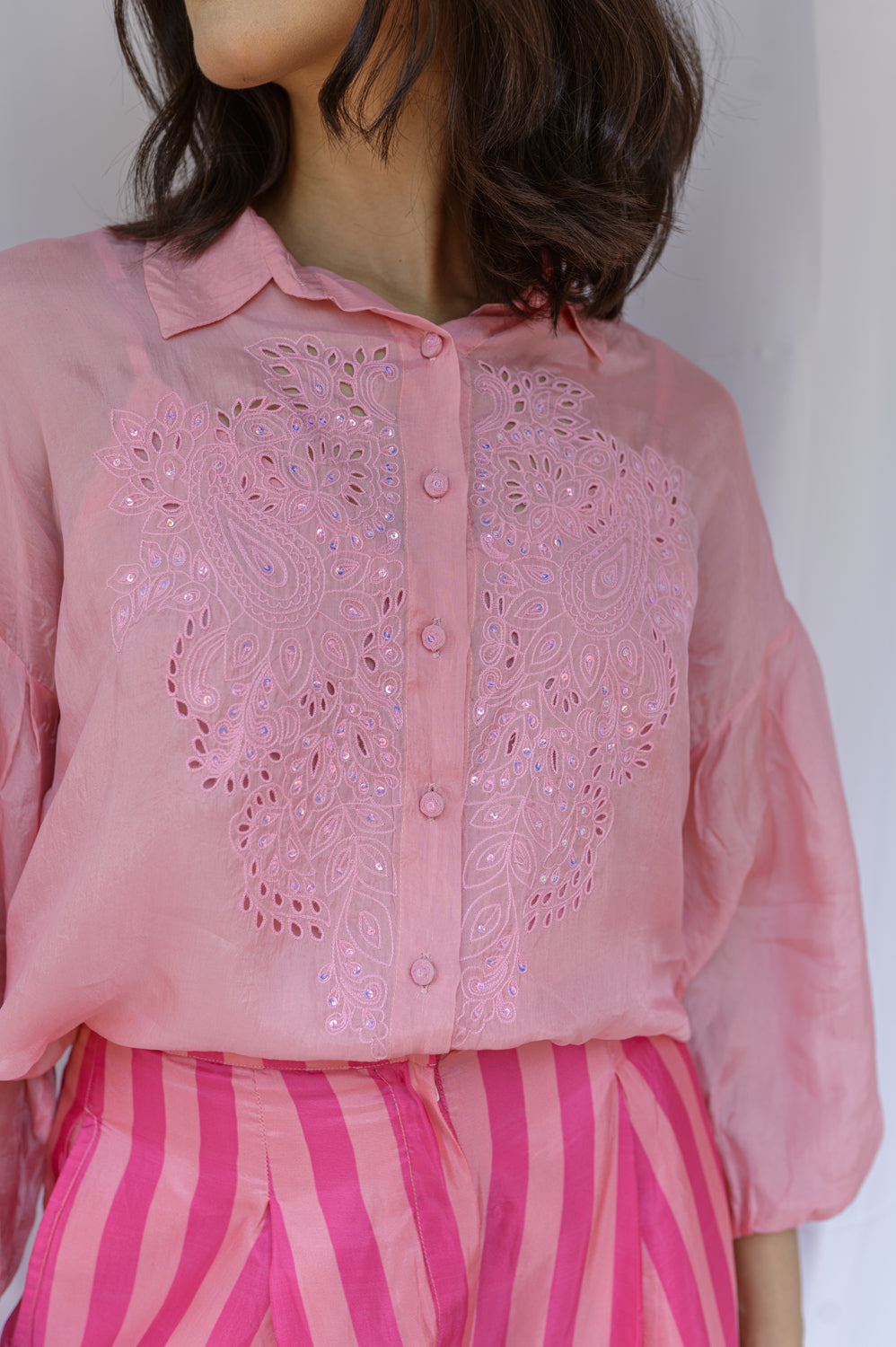 Cutwork Embroidery Top