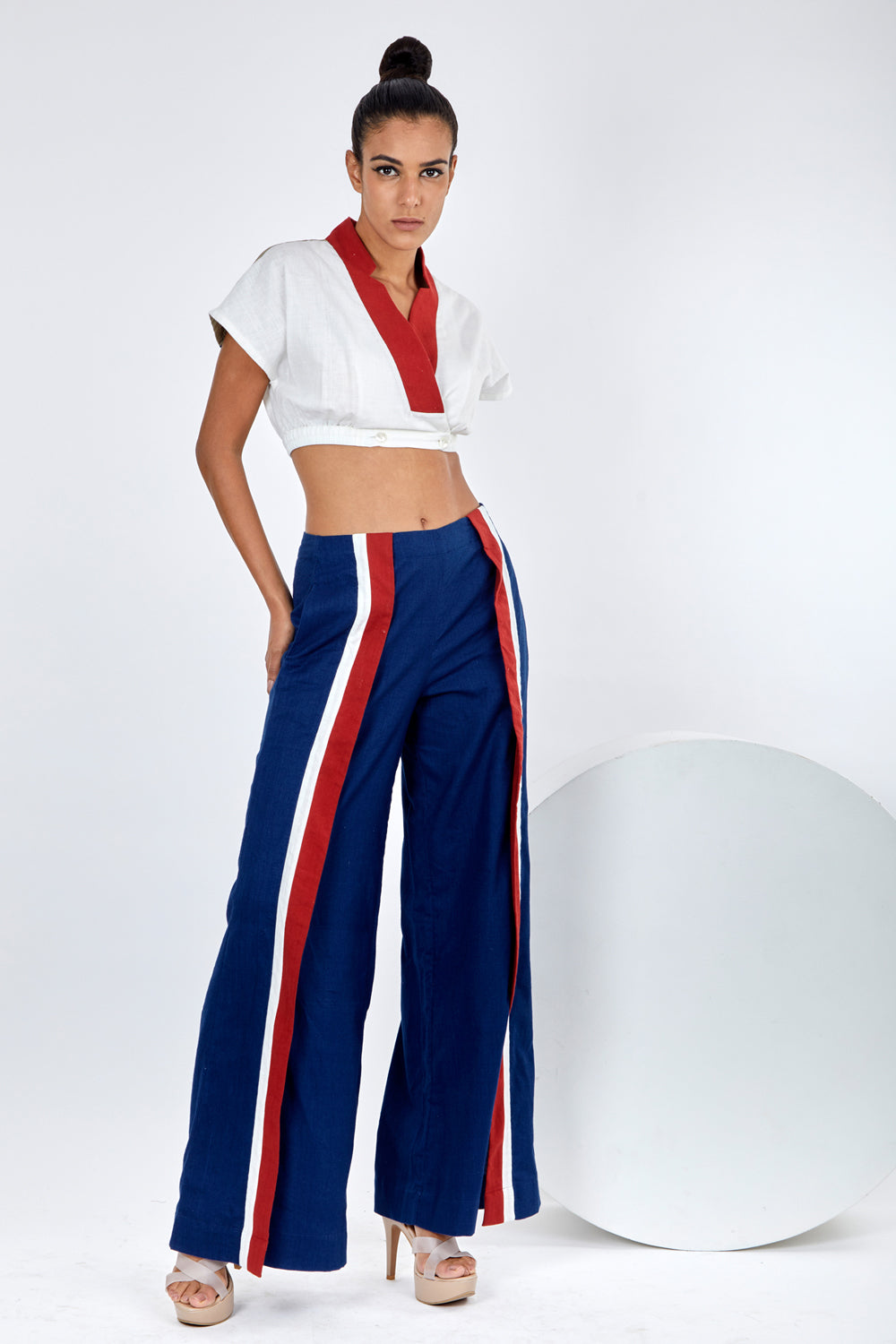 Crop Bomber With Racer Pants