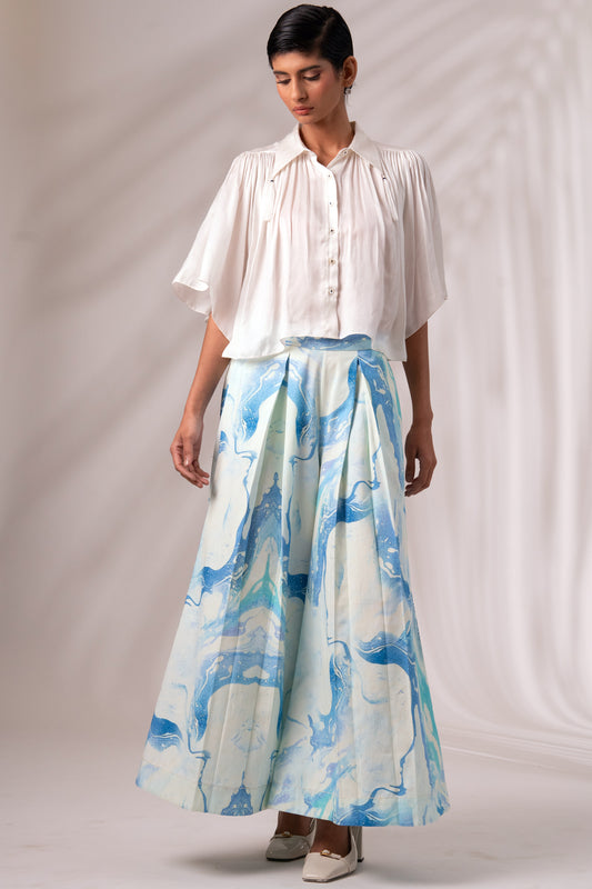 Admiral Top & Pleated Culottes