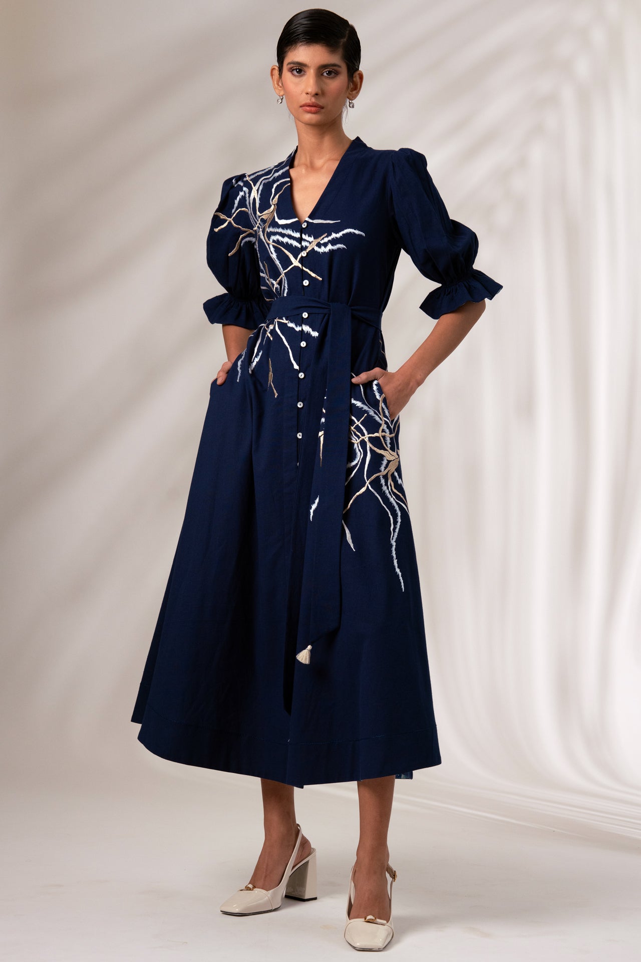 Indigo River Delta Long Dress