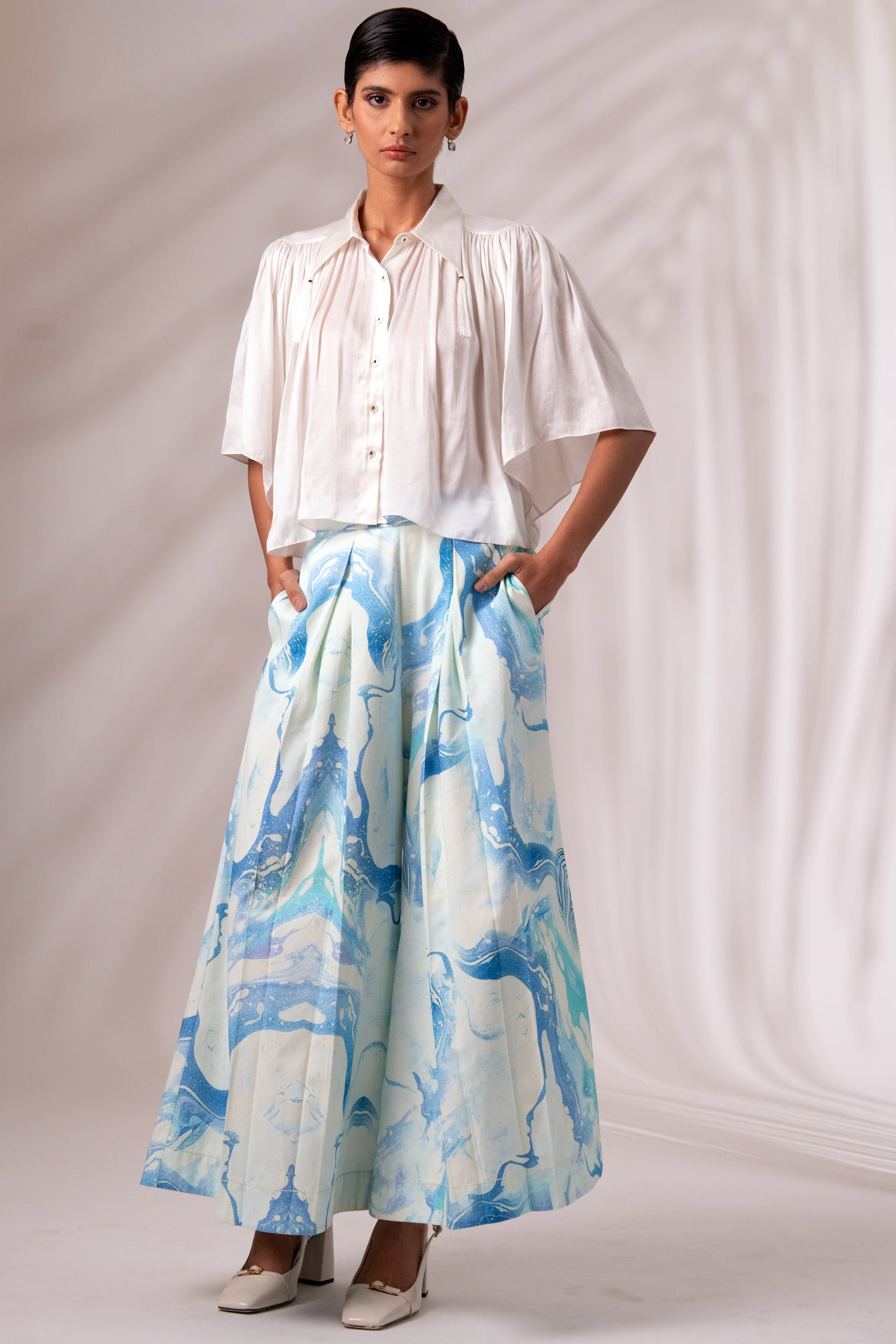 Admiral Top & Pleated Culottes