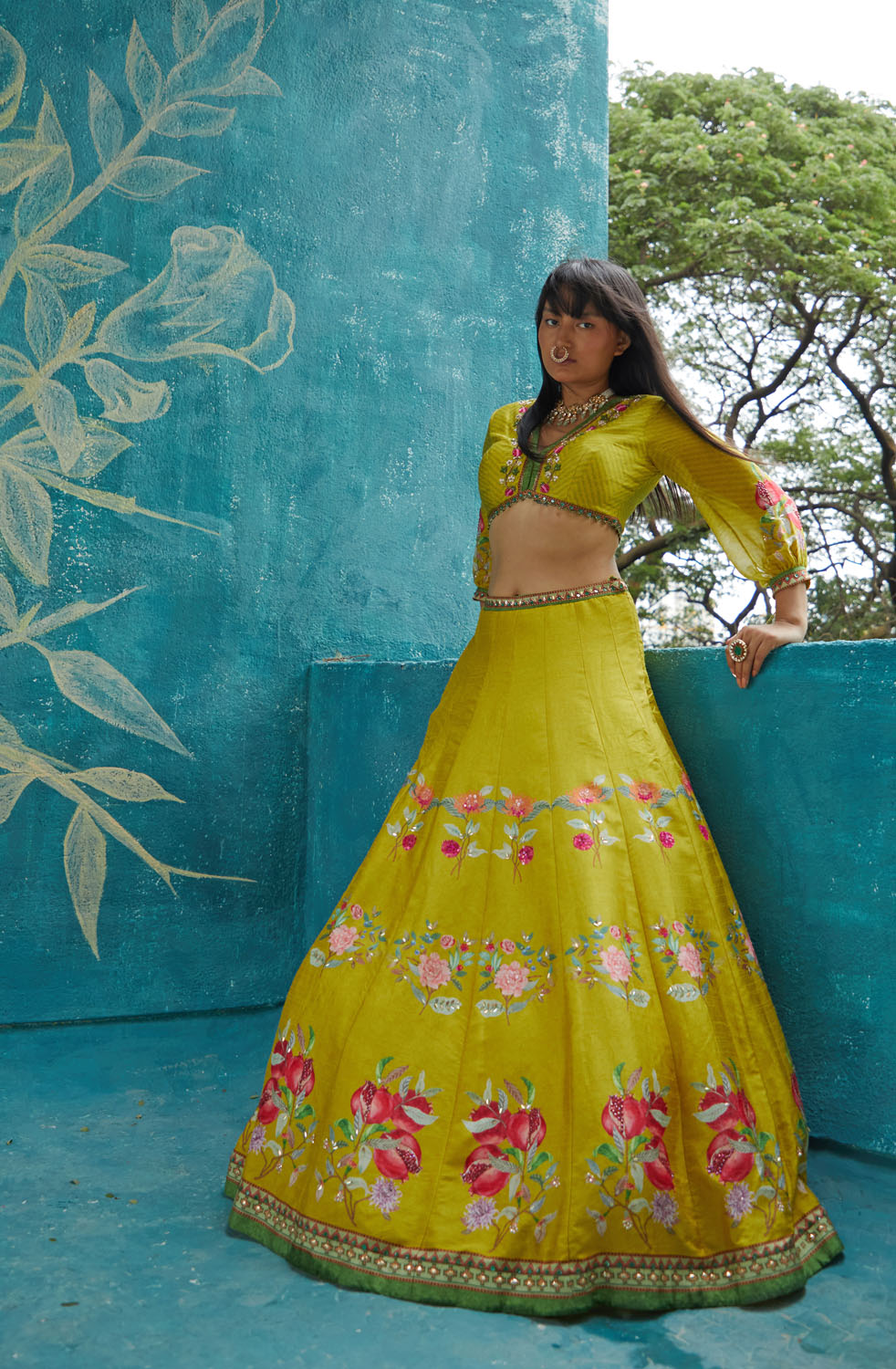 Printed Lehenga with Dupatta