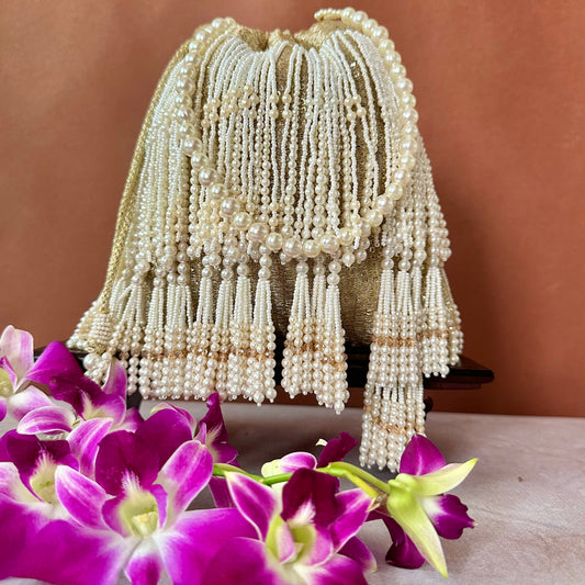 Gilt Tassel Gold Bag