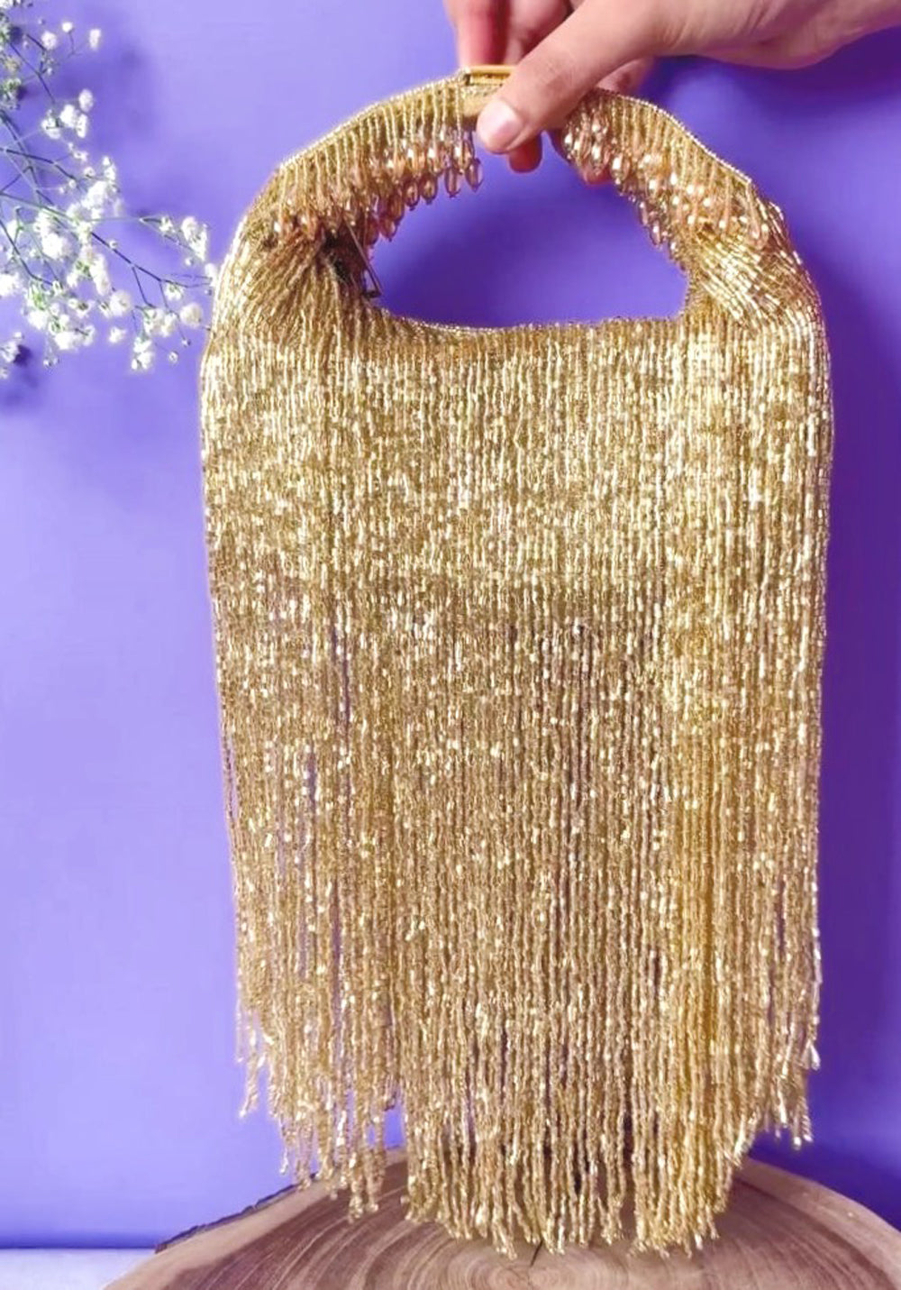 Gold Tassel Sailor Bag