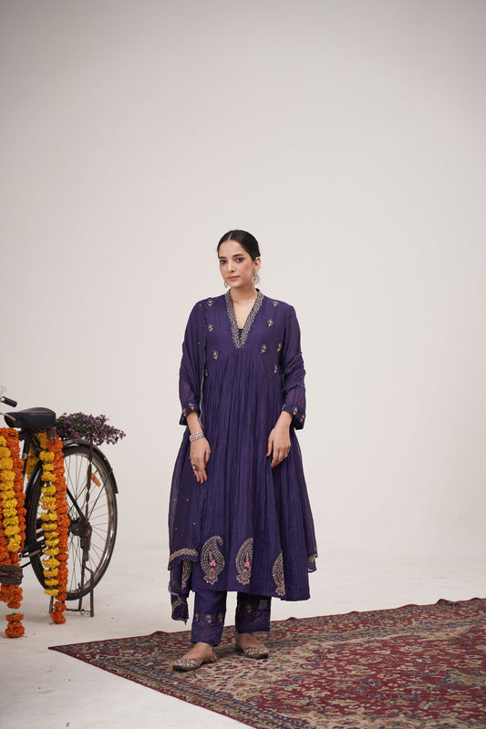 Marodi Work Anarkali  Set