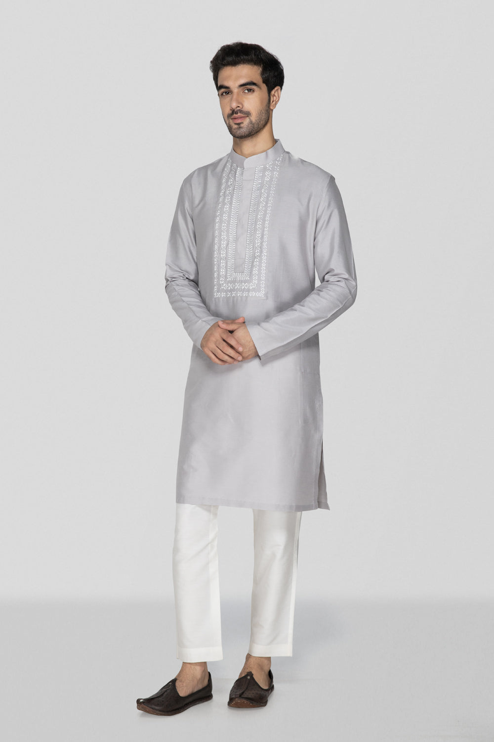 Grey Kurta Set