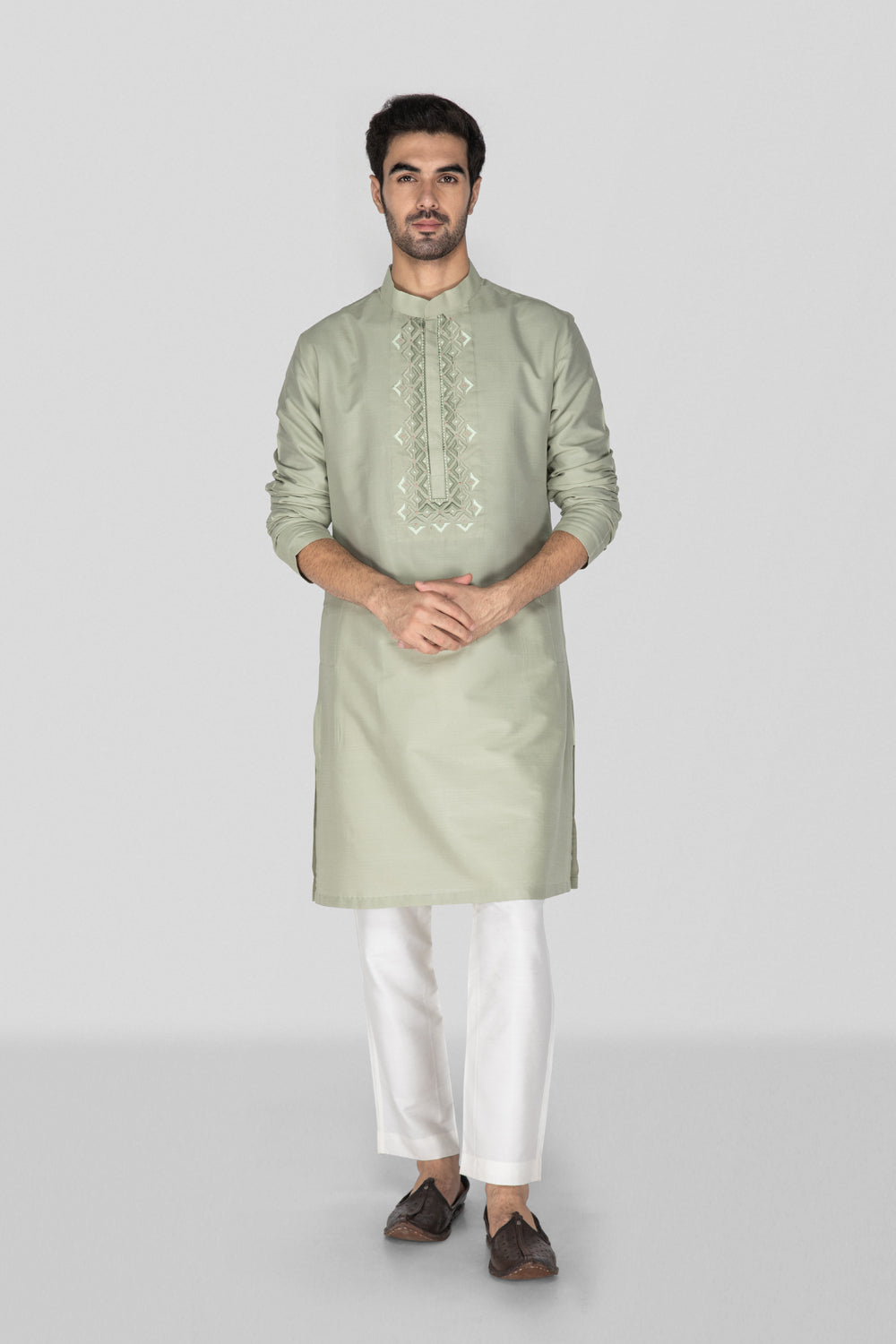 Olive Green Kurta Set