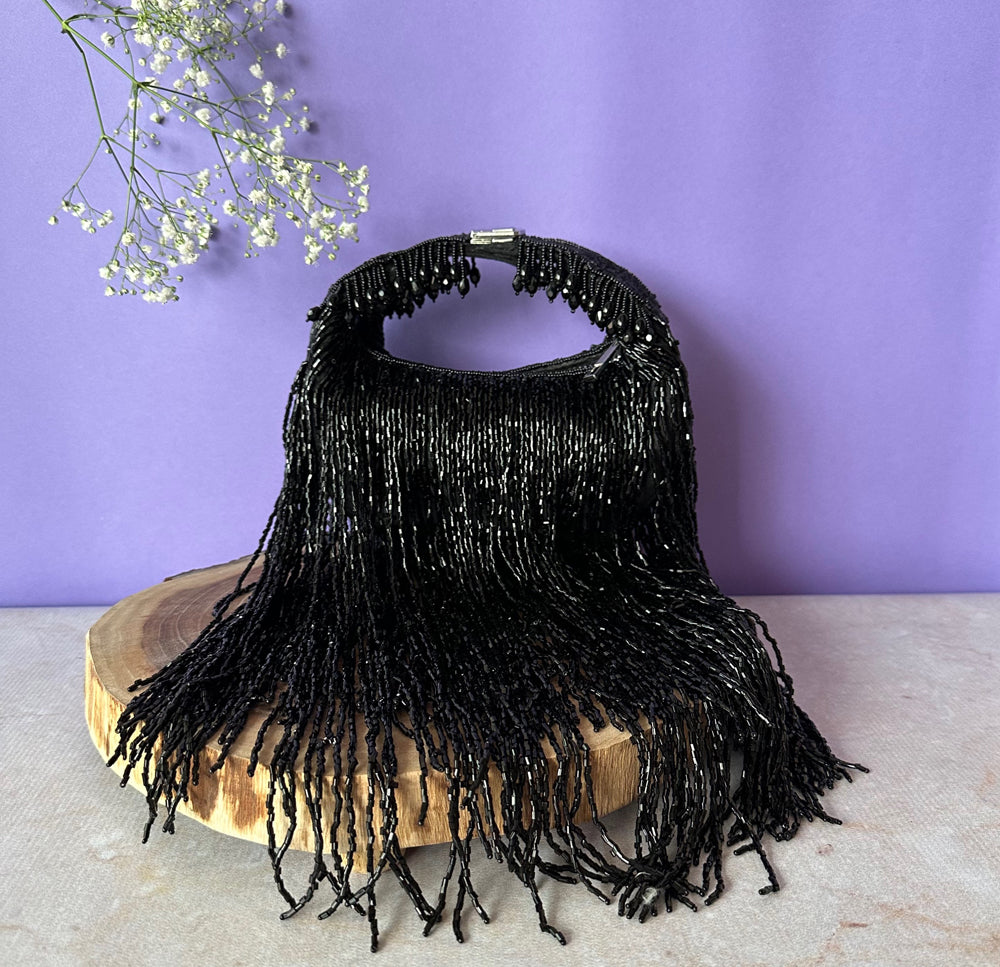 Black Tassel Sailor Bag