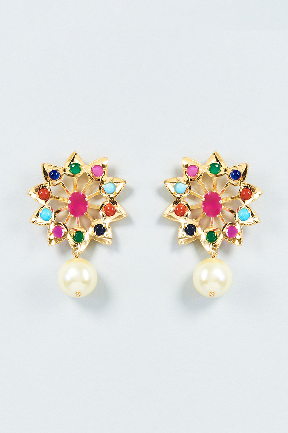 Amira Earrings 22 kt Gold Plated