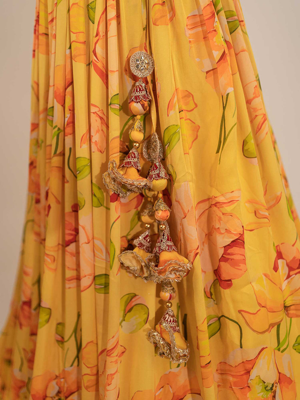 Yellow Peony Lehenga