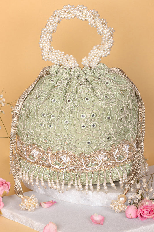 Monroe Bucket Bag Pastel Green