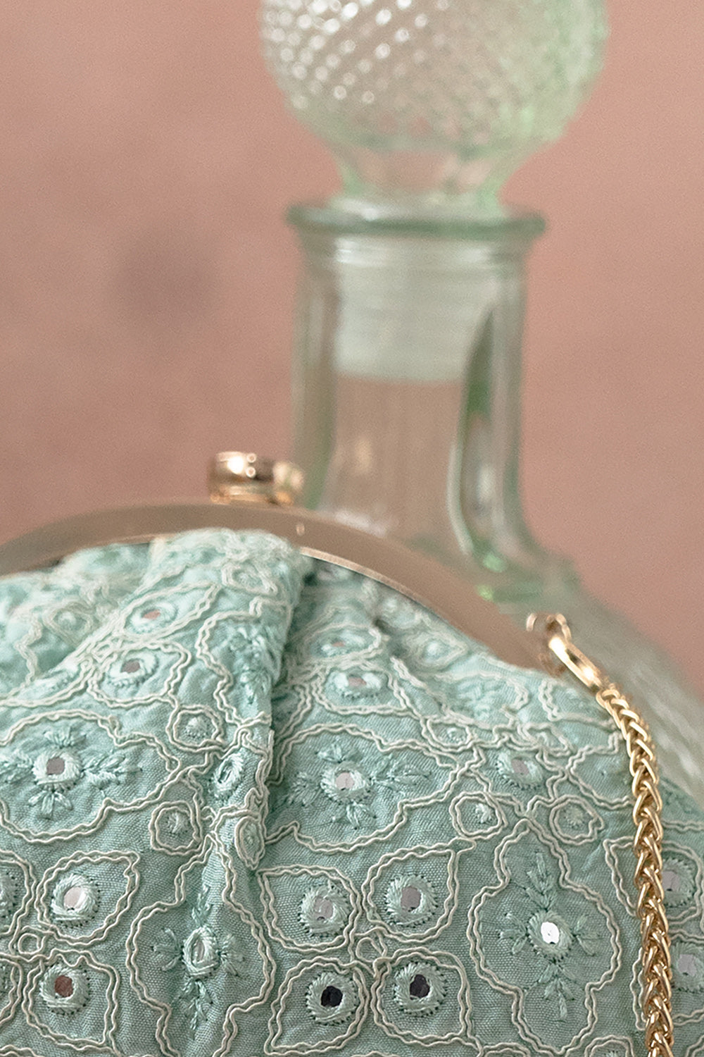 Monroe Vintage Purse Aqua