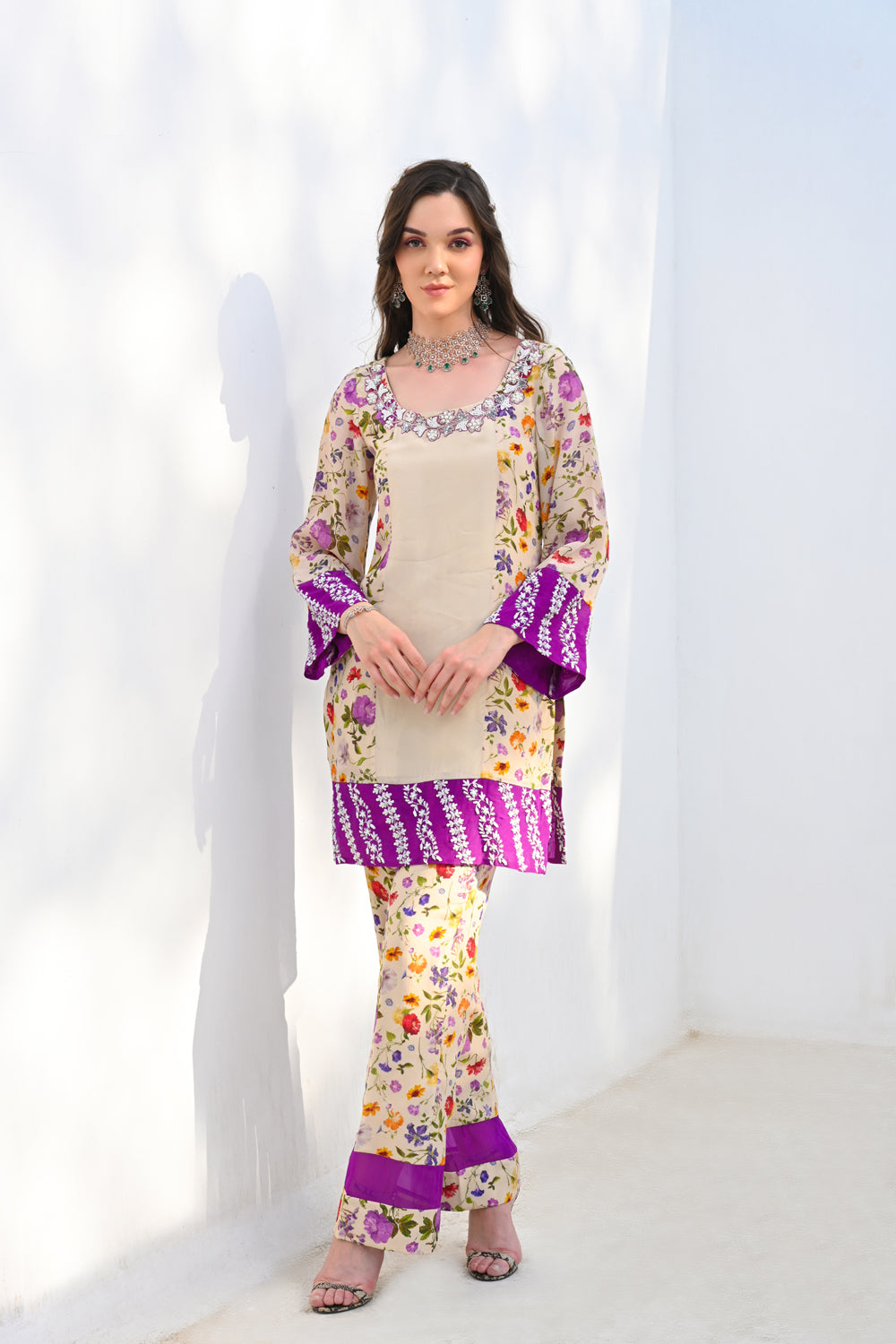 Floral Printed Kurta Set