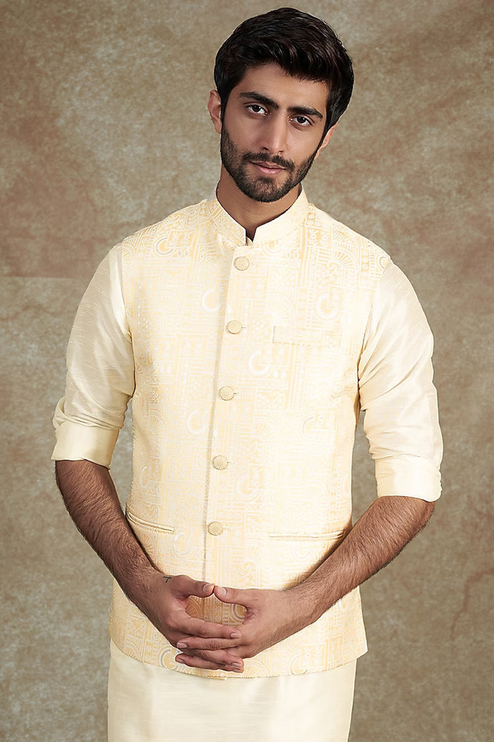 Buy Kurta Jacket Set for Men starting from | Jackets, Groom dress men,  Manyavar