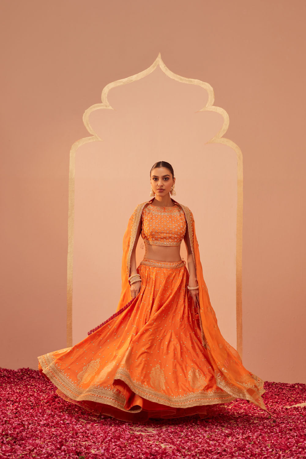 Delicate Embroidered Lehenga Set