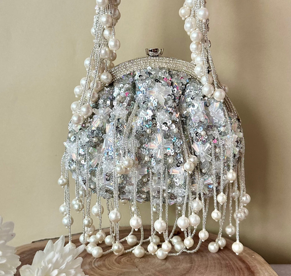 Silver Sequin Enchantment Bag