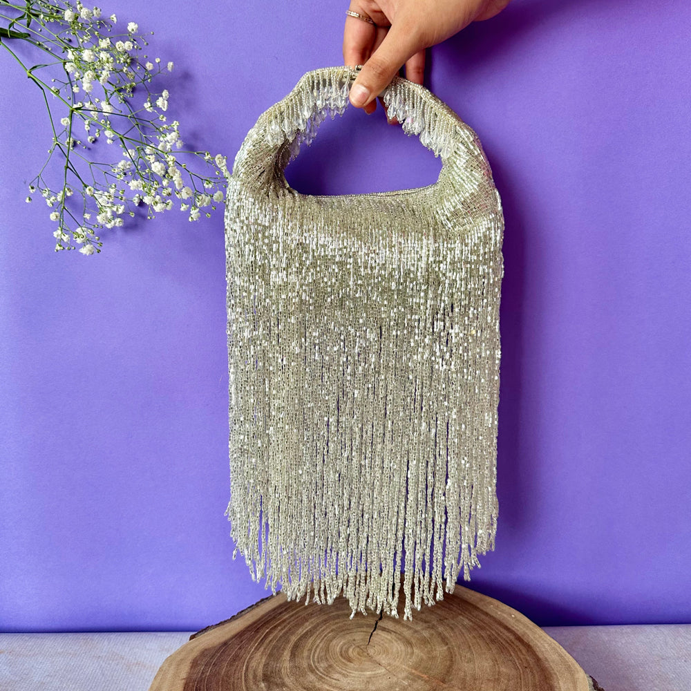 Silver Tassel Sailor Bag