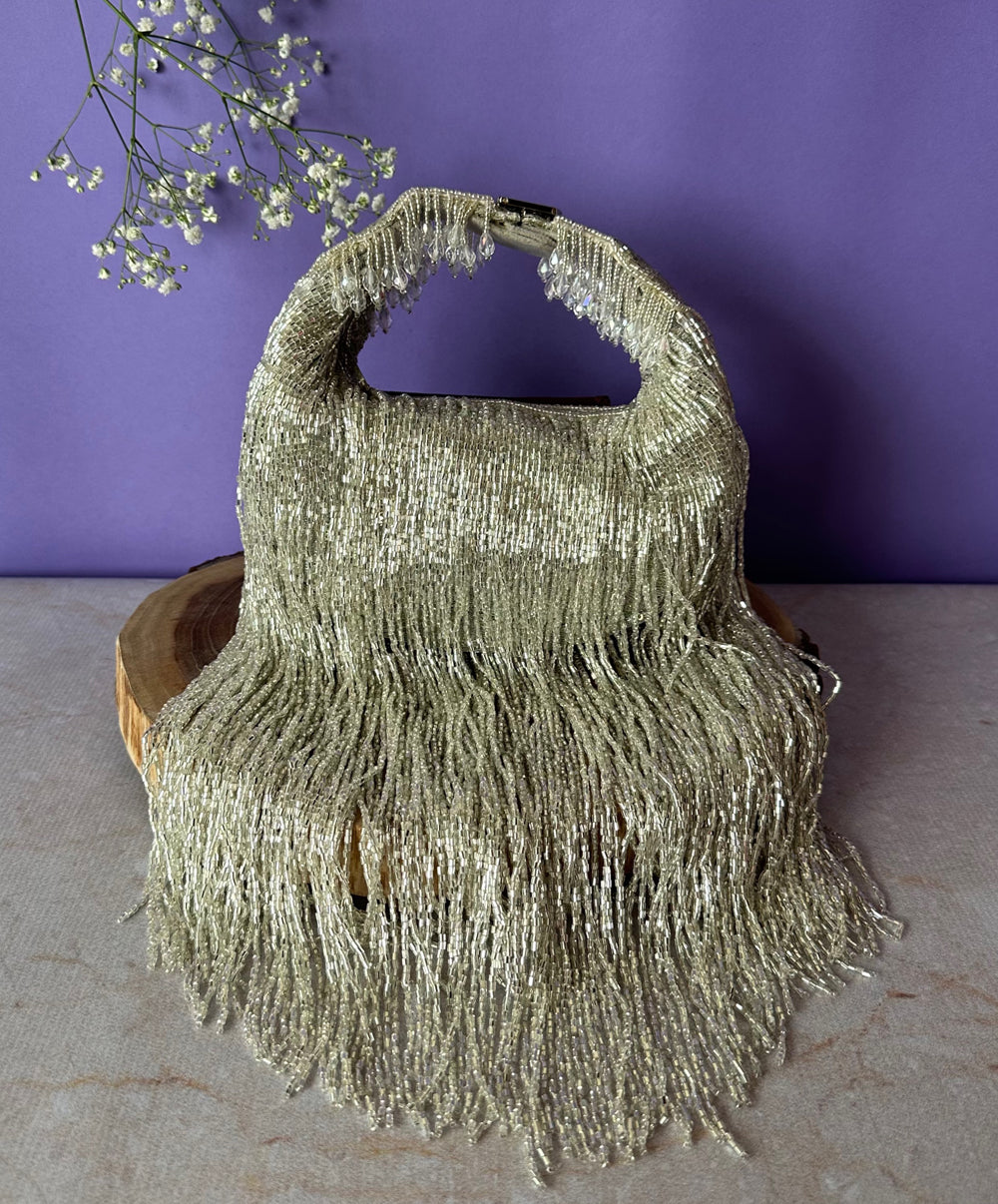 Silver Tassel Sailor Bag