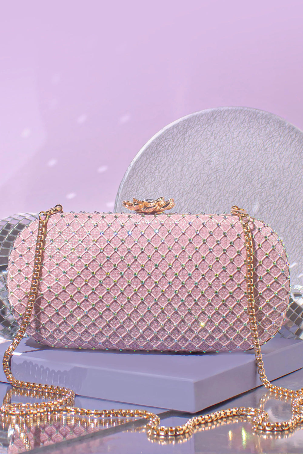 Unicorn Capsule Clutch Pink