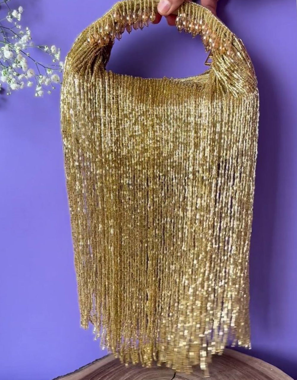 Gold Tassel Sailor Bag