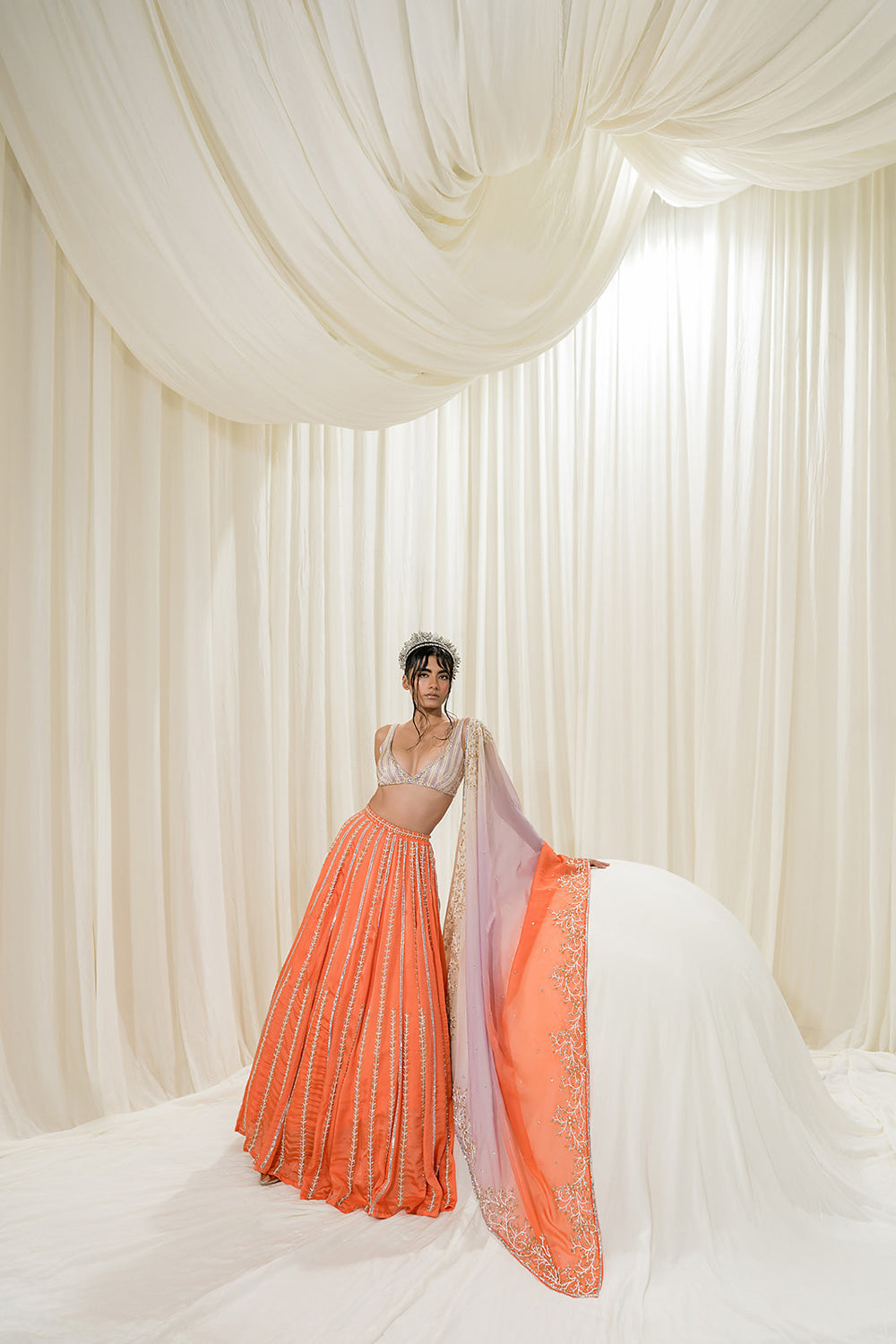 Orange Lehenga