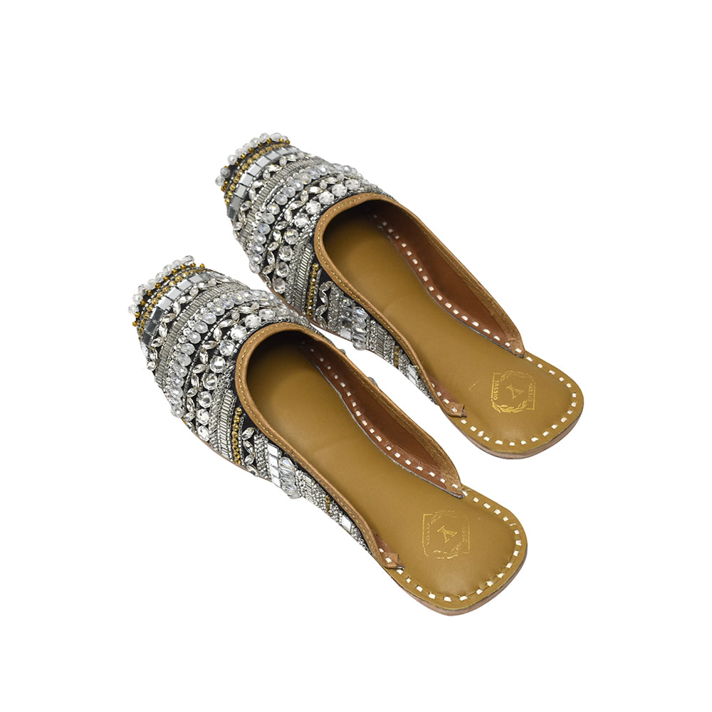 Amani Embroidered Mules