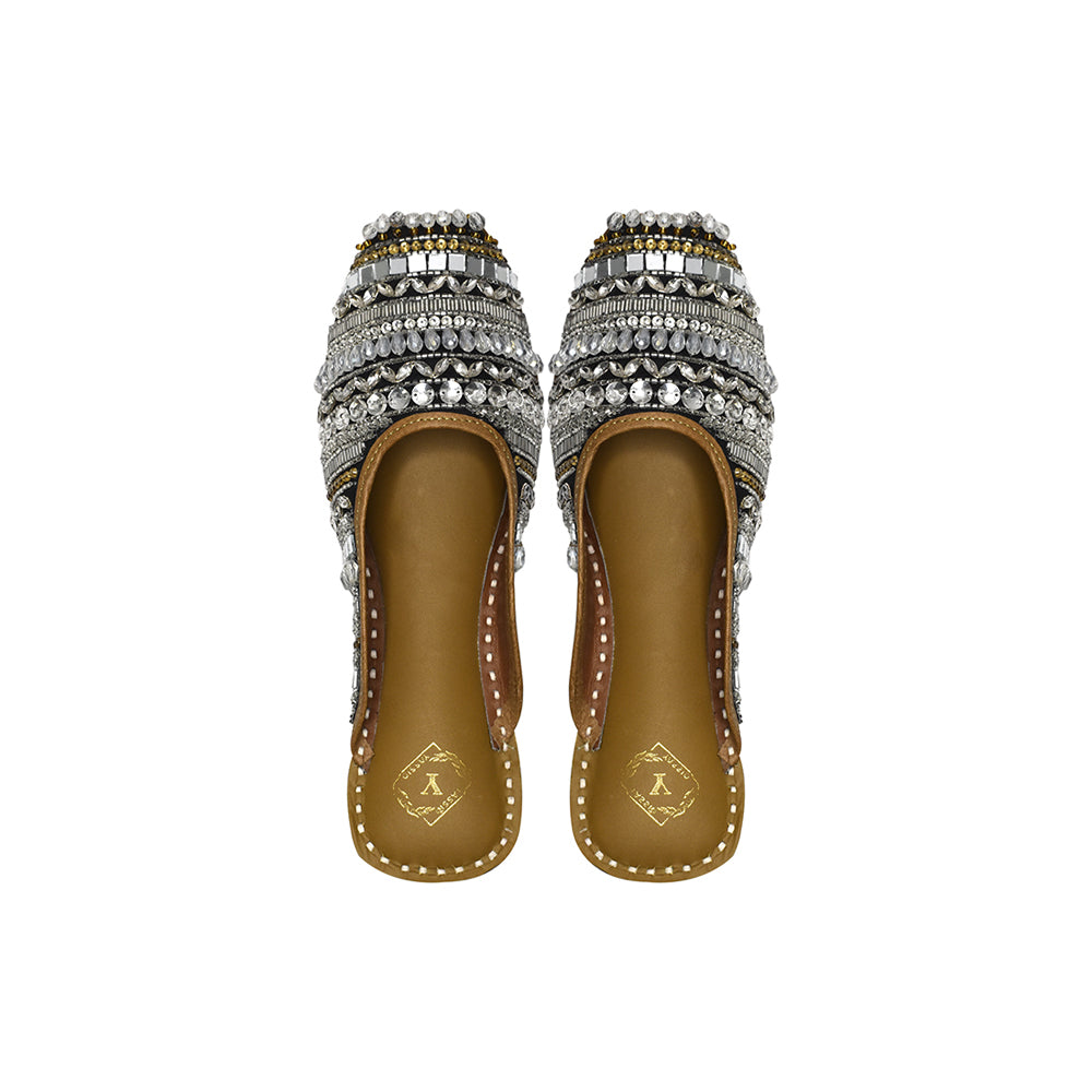 Amani Embroidered Mules