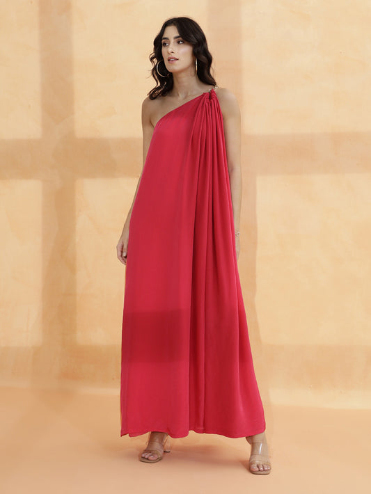 Cecelia One-shoulder Maxi Dress