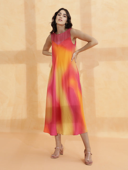 Silvia Amberglow Midi Dress