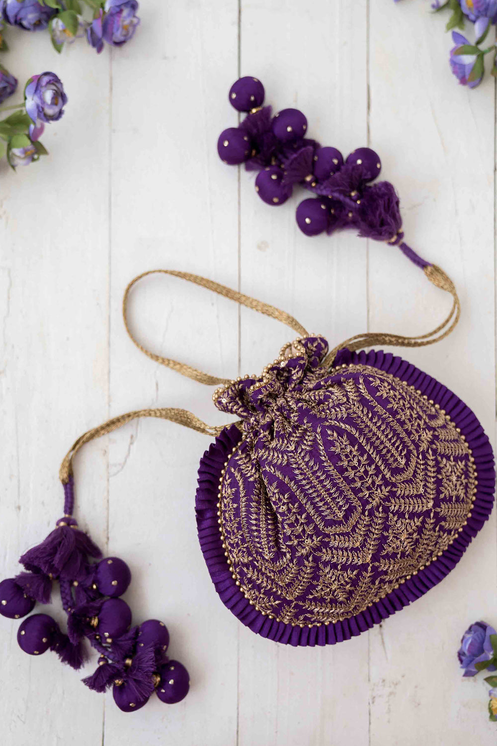 Leela Heritage Potli Purple